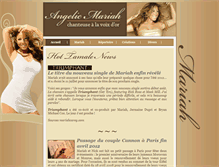 Tablet Screenshot of angelic-mariah.fr
